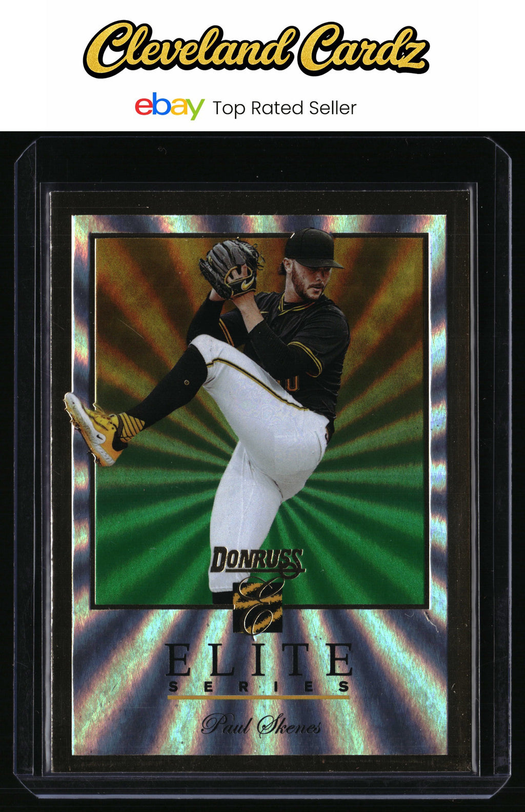 2026 Donruss #8 Paul Skenes Elite Series Green Laser