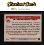 2025 Topps Chrome Platinum #55WS-7 Casey Stengel 1955 World Series
