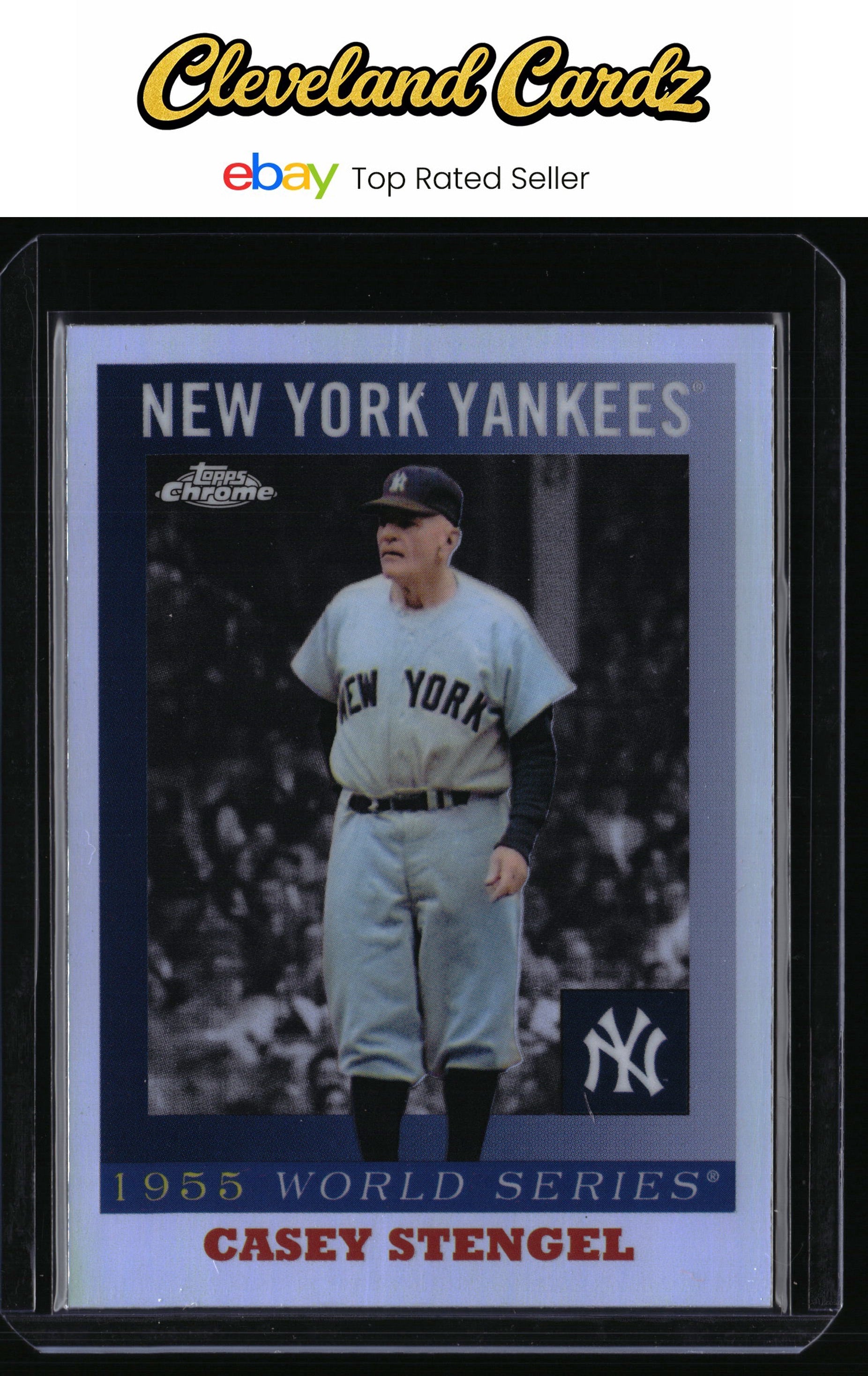 2025 Topps Chrome Platinum #55WS-7 Casey Stengel 1955 World Series