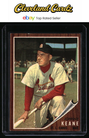 1962 Topps #198 Johnny Keane