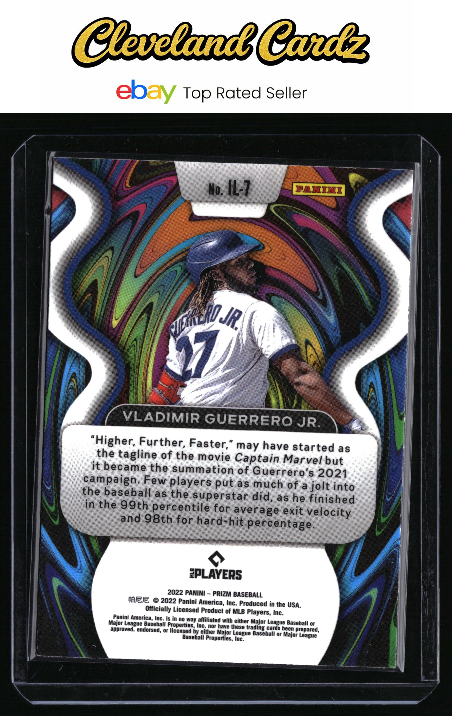 2022 Panini Prizm #IL-7 Vladimir Guerrero Jr. Illumination