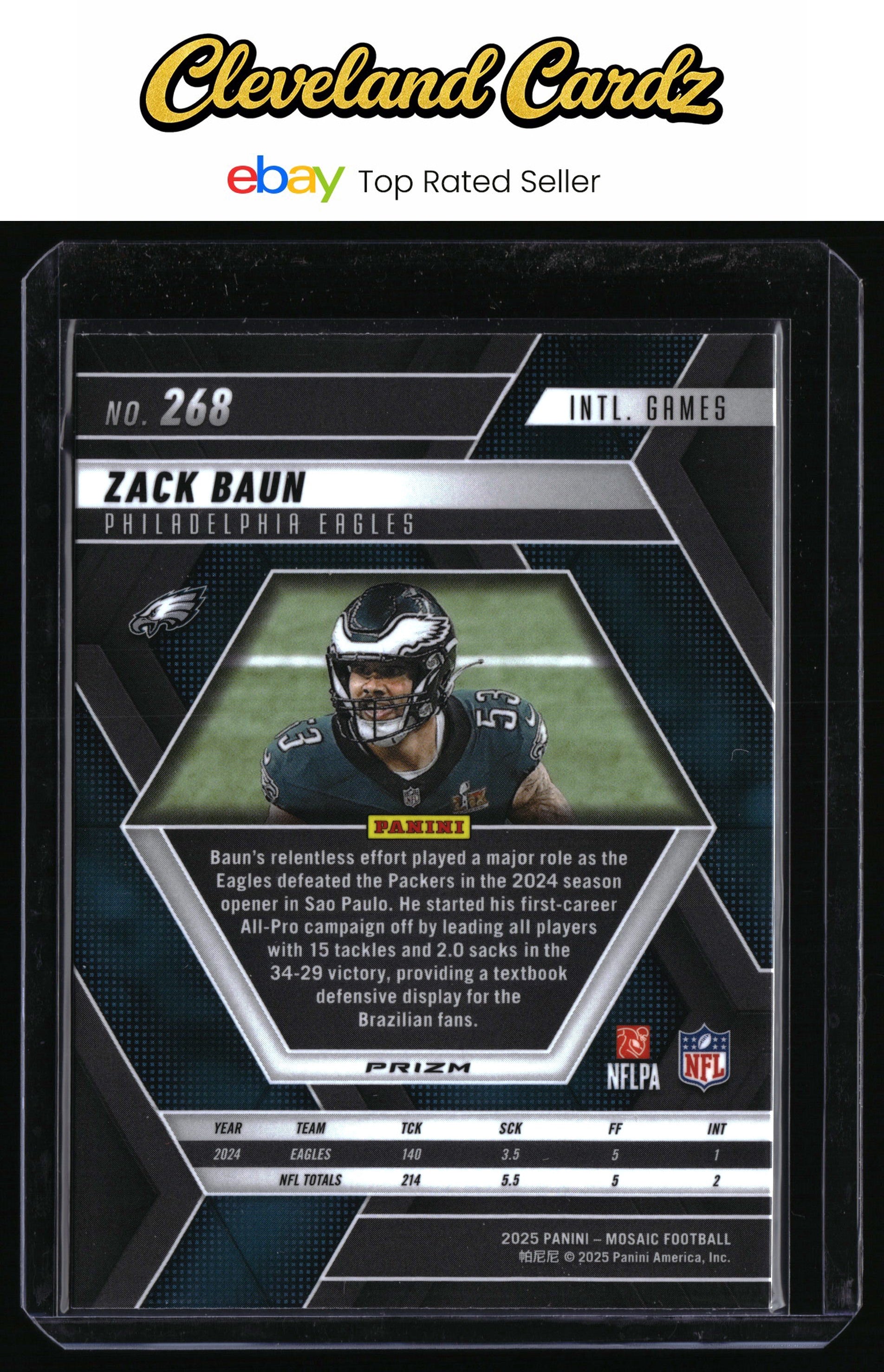 2025 Panini Mosaic #268 Zack Baun Red Scope