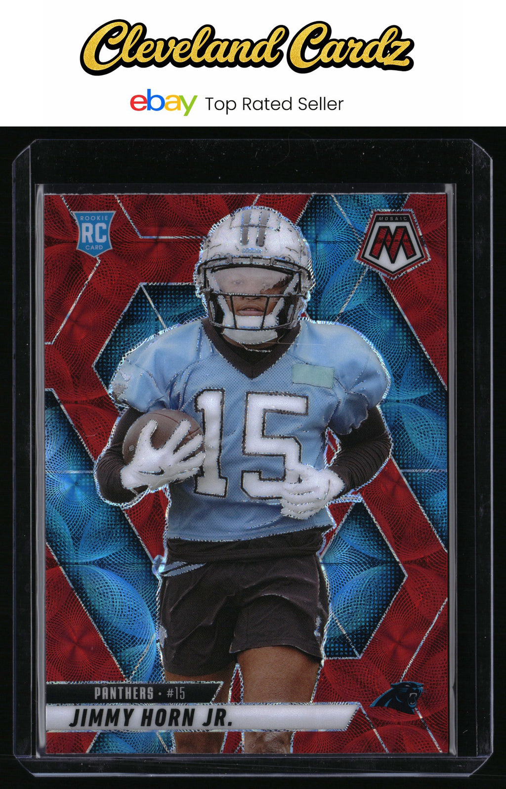 2025 Panini Mosaic #339 Jimmy Horn Jr. Red Scope