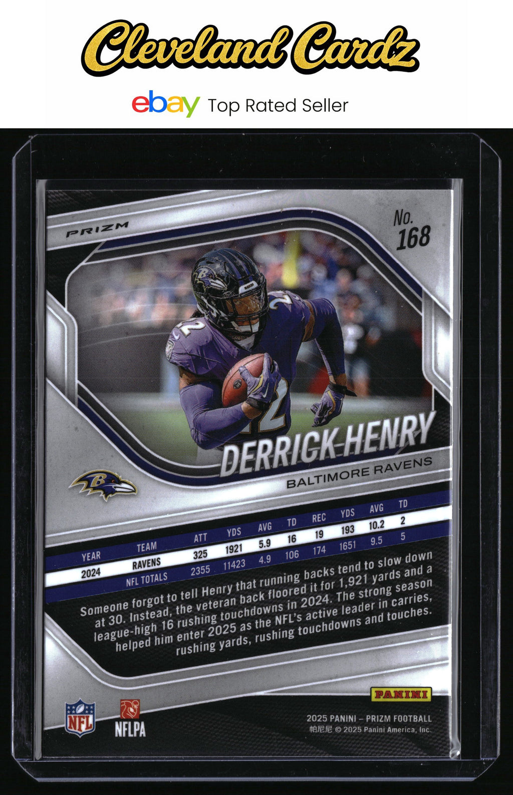 2025 Panini Prizm #168 Derrick Henry Silver