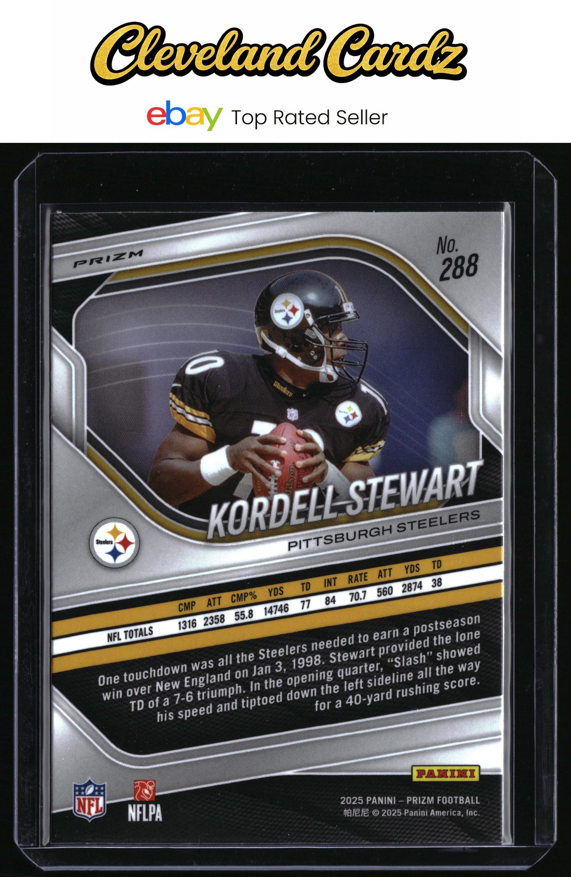 2025 Panini Prizm #288 Kordell Stewart Silver