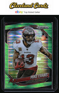 2025 Panini Prizm #225 Mike Evans Neon Green Pulsar