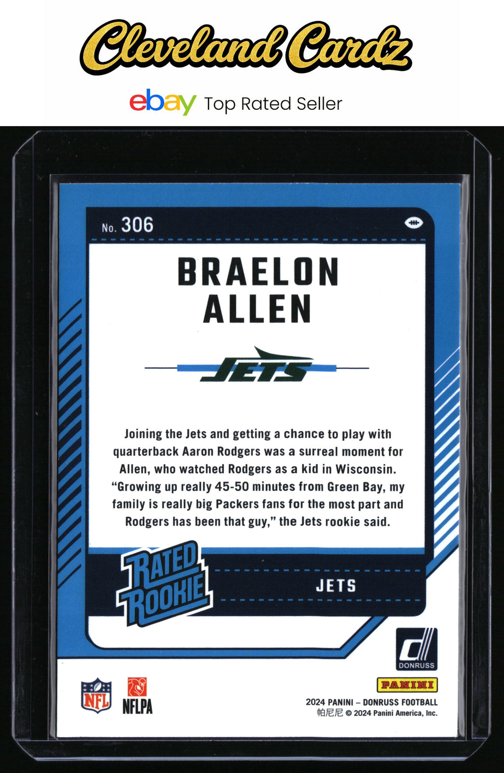 2024 Donruss #306 Braelon Allen