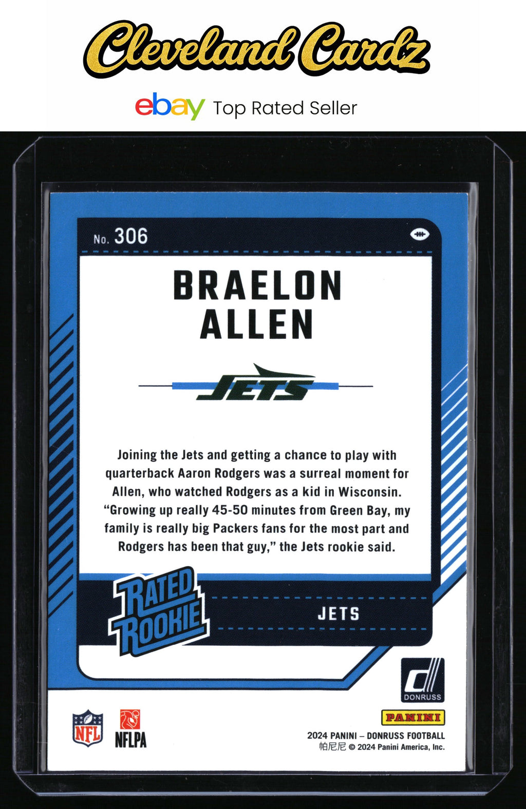 2024 Donruss #306 Braelon Allen