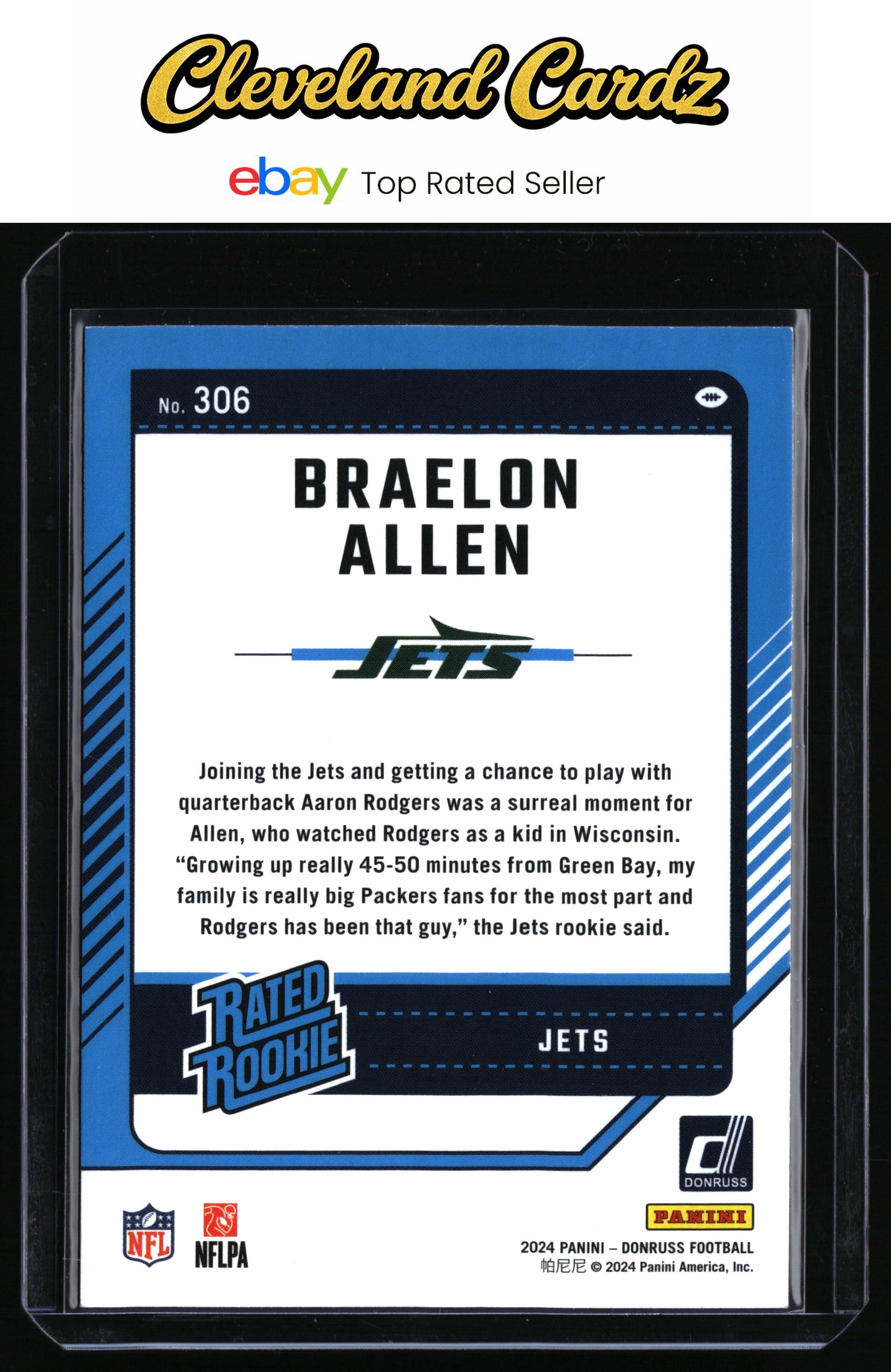 2024 Donruss #306 Braelon Allen