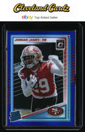 2025 Donruss Optic #278 Jordan James Blue Hyper