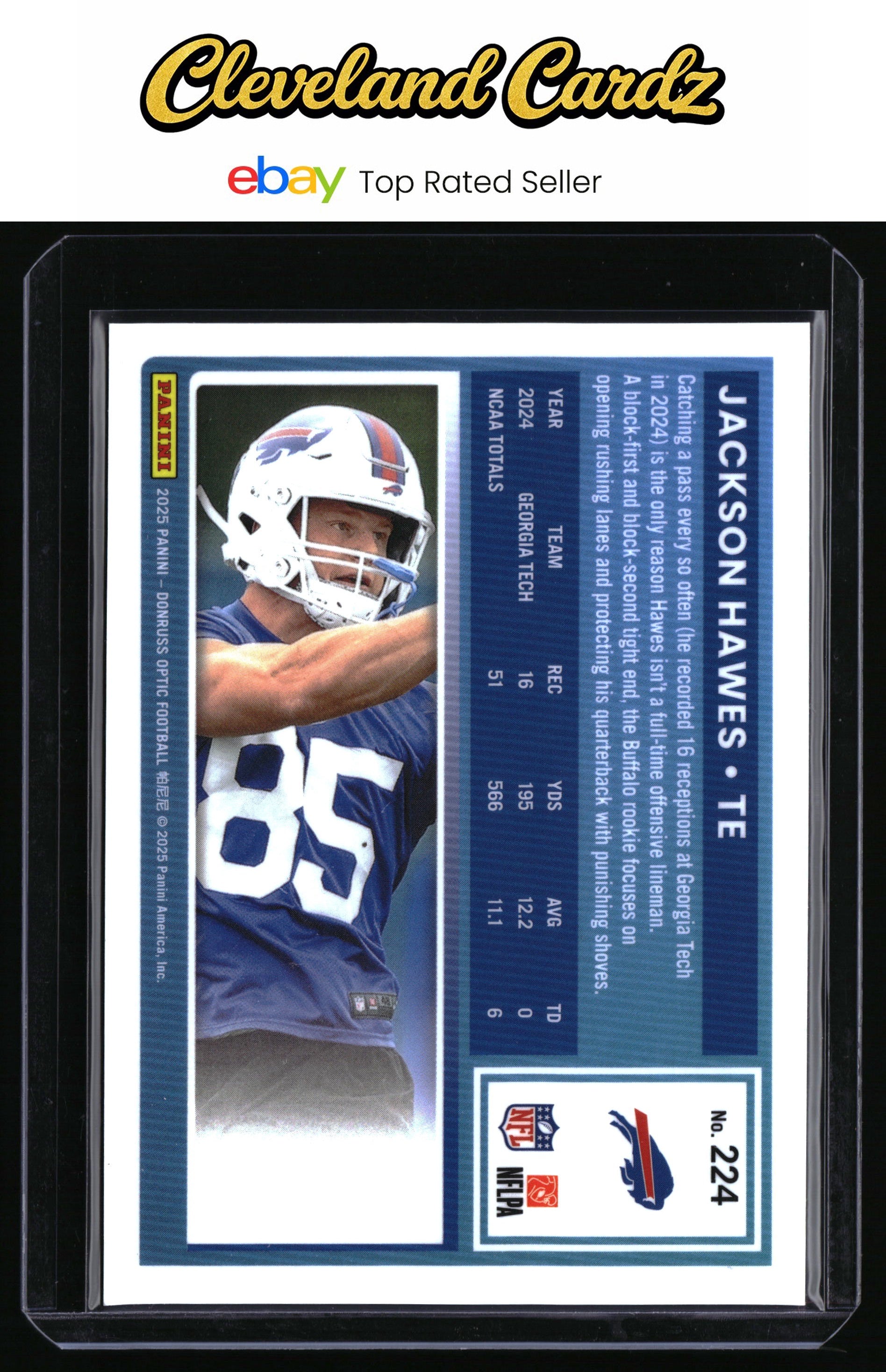 2025 Donruss Optic #224 Jackson Hawes