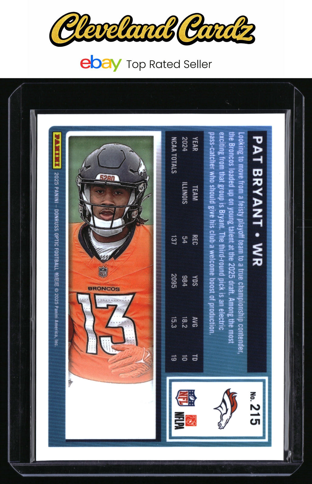 2025 Donruss Optic #215 Pat Bryant