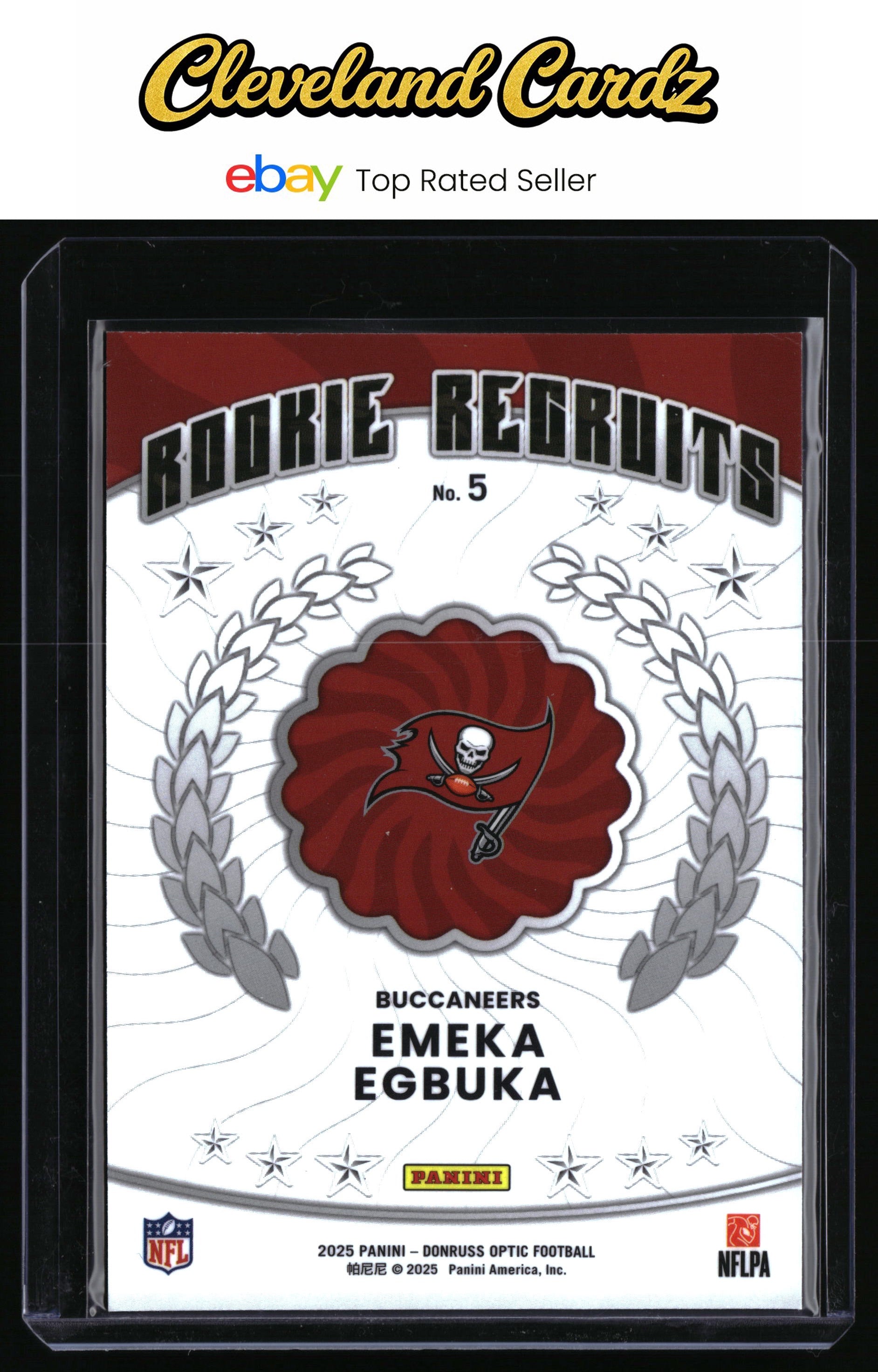 2025 Donruss Optic #5 Emeka Egbuka Rookie Recruits