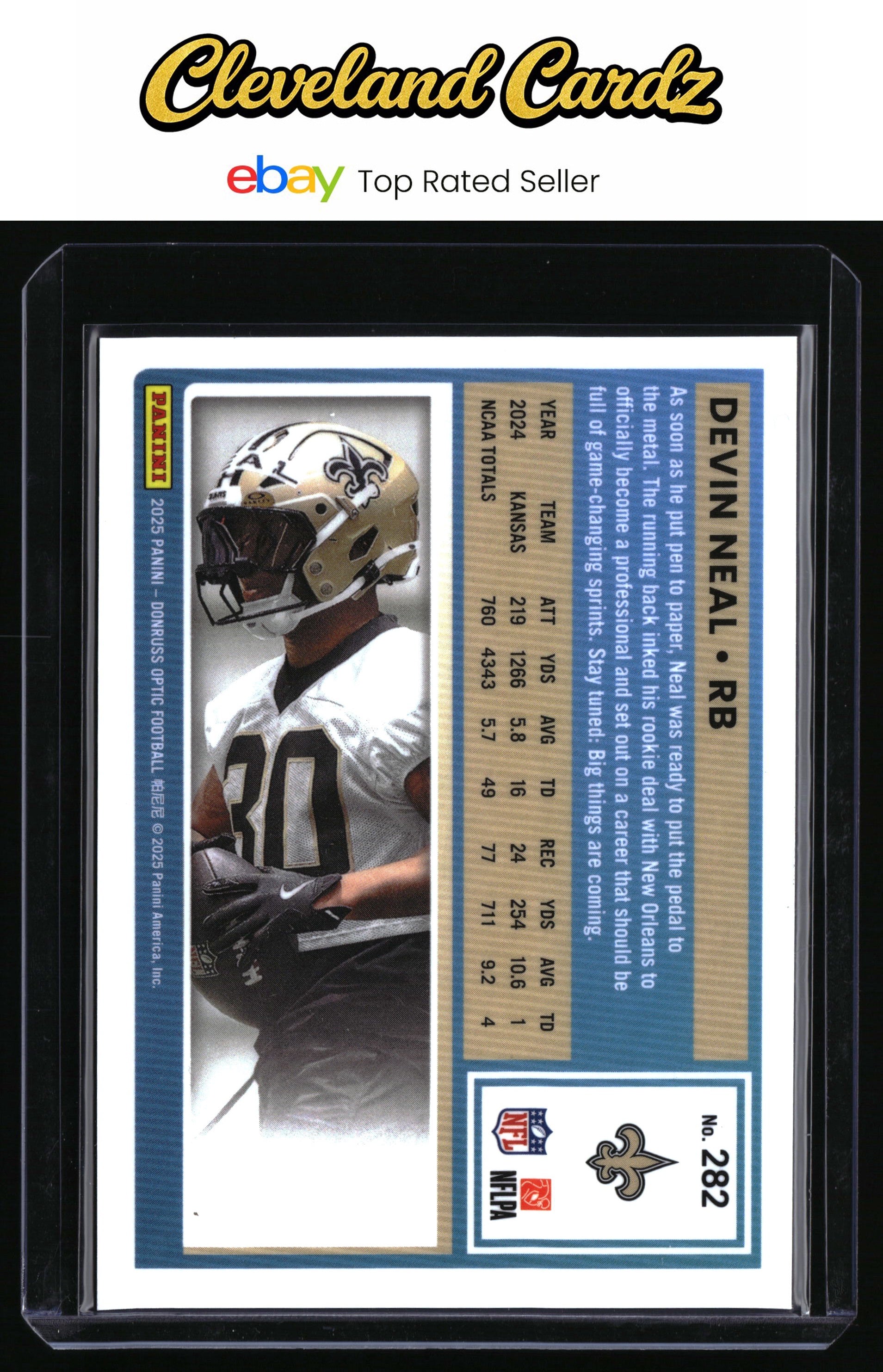 2025 Donruss Optic #282 Devin Neal