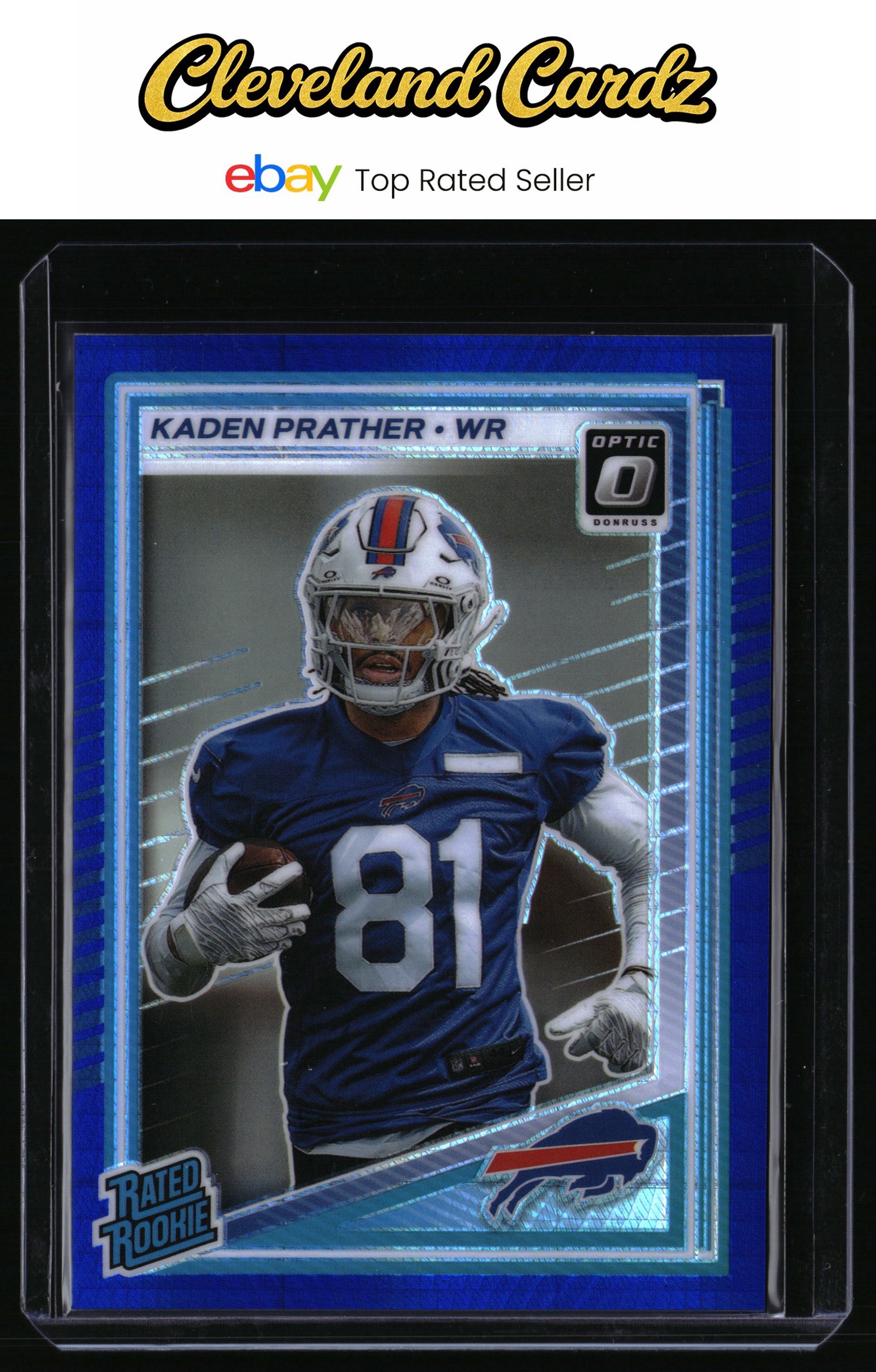 2025 Donruss Optic #291 Kaden Prather Blue Hyper