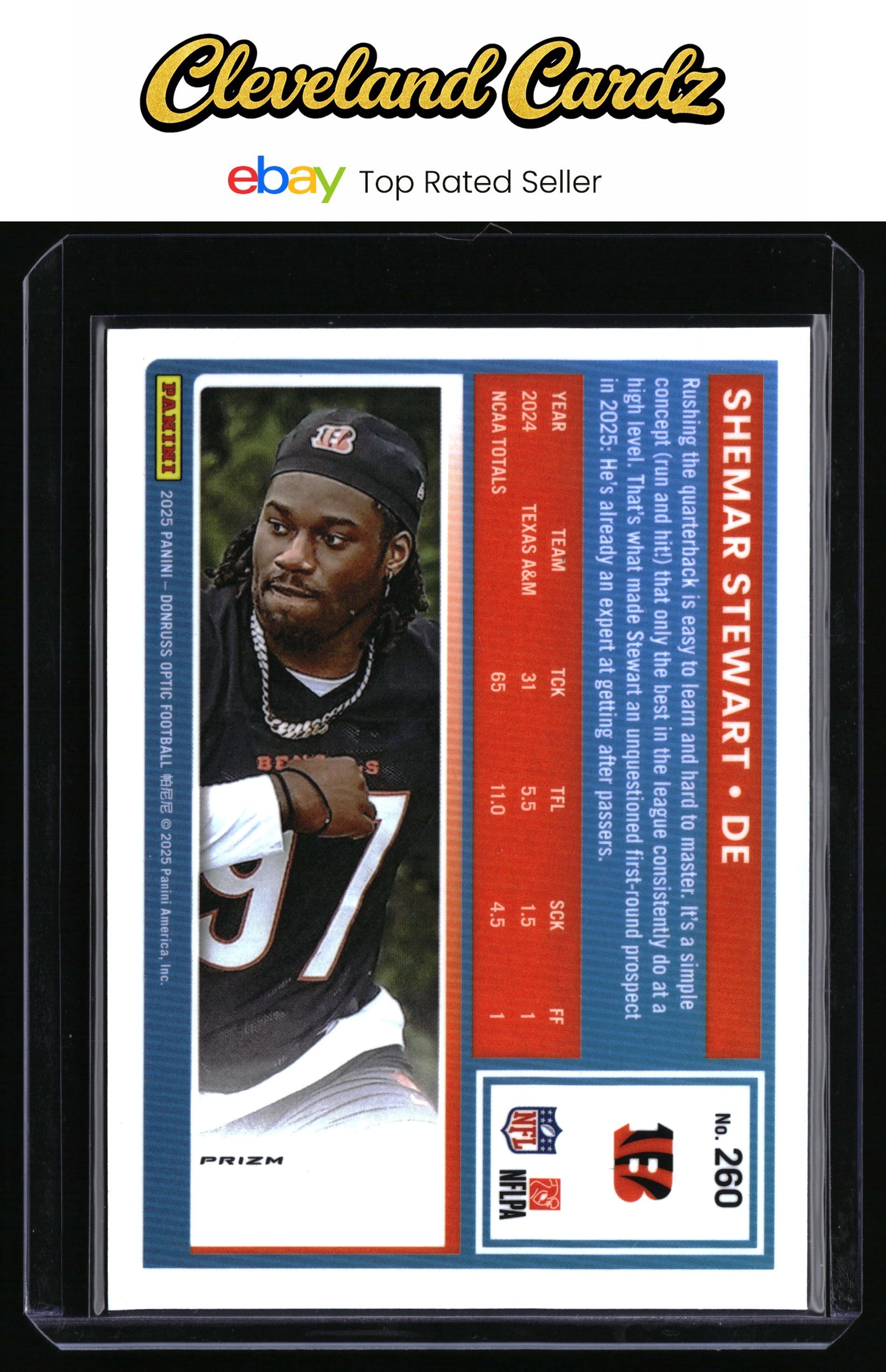 2025 Donruss Optic #260 Shemar Stewart Green Velocity