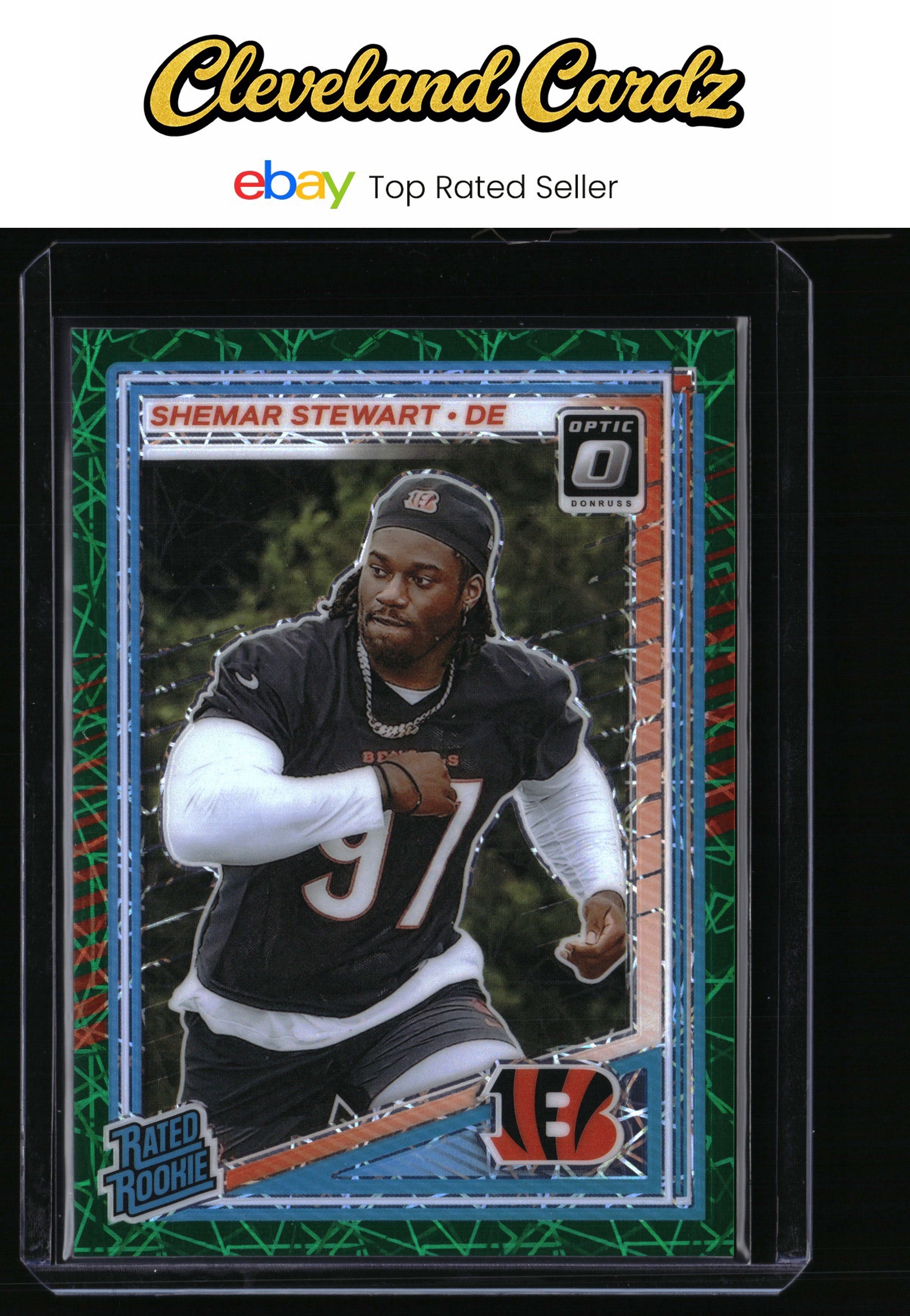 2025 Donruss Optic #260 Shemar Stewart Green Velocity