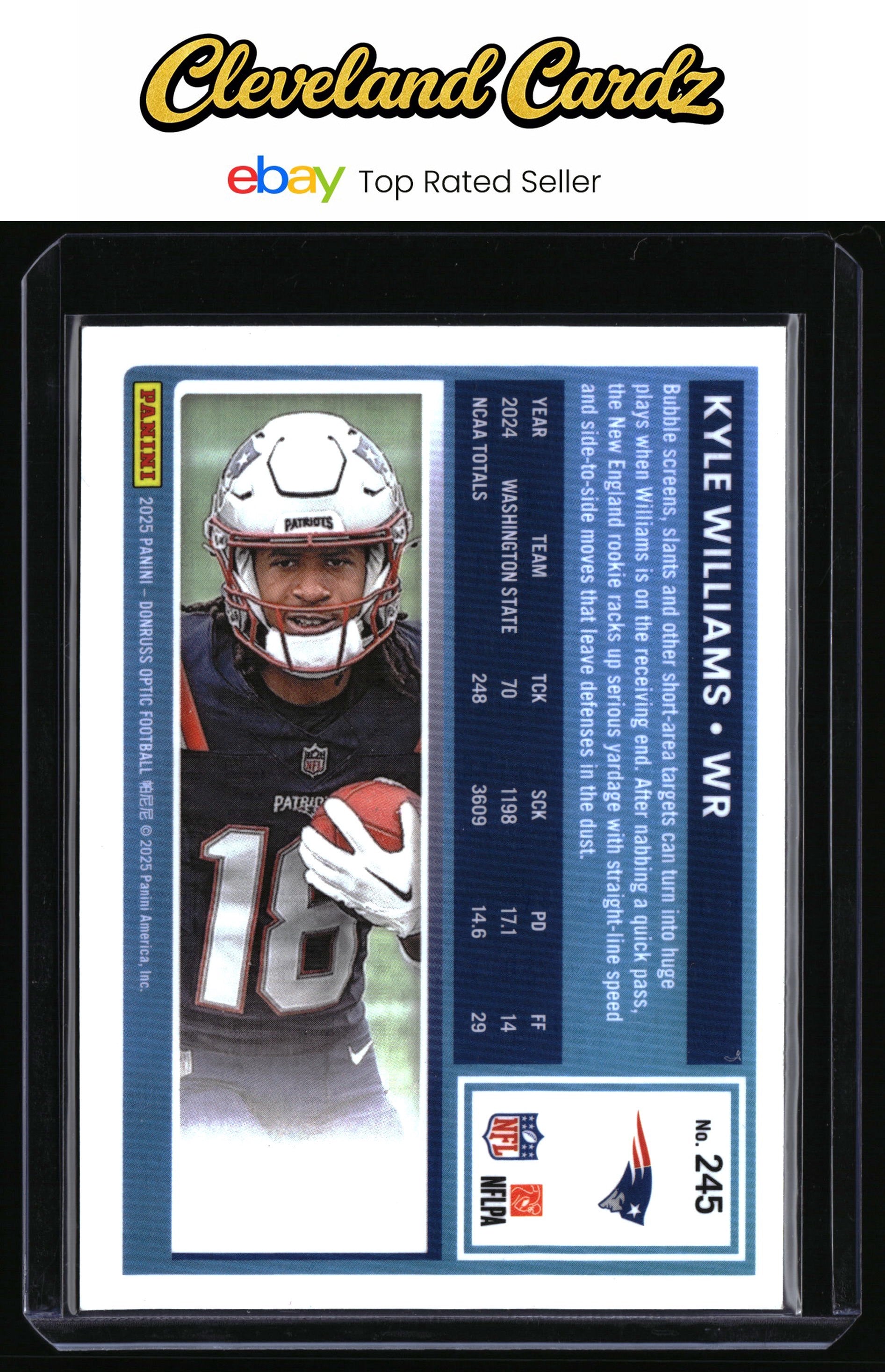 2025 Donruss Optic #245 Kyle Williams