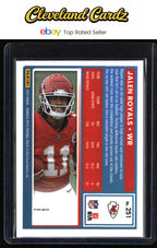 2025 Donruss Optic #251 Jalen Royals Green Velocity
