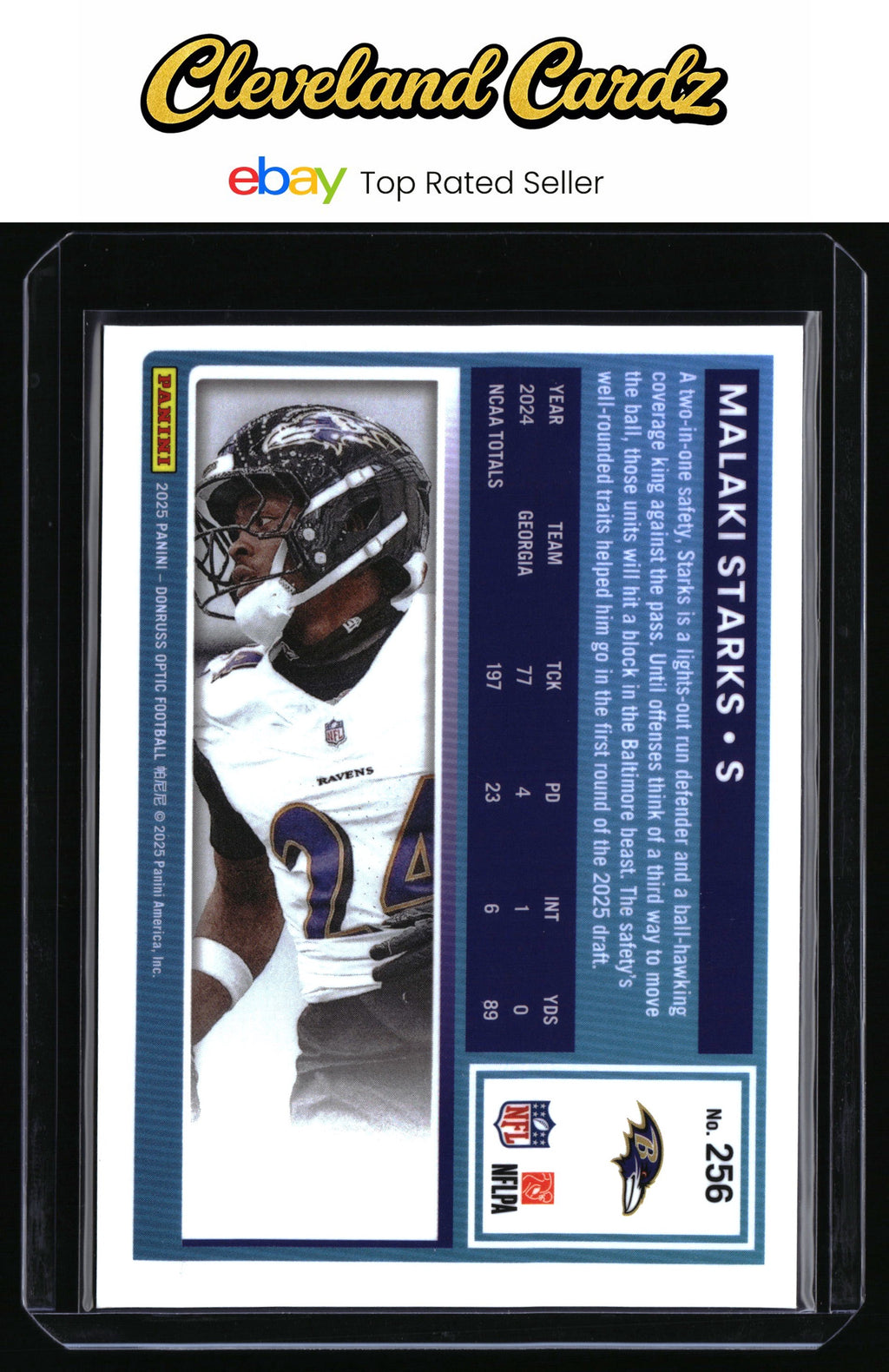 2025 Donruss Optic #256 Malaki Starks
