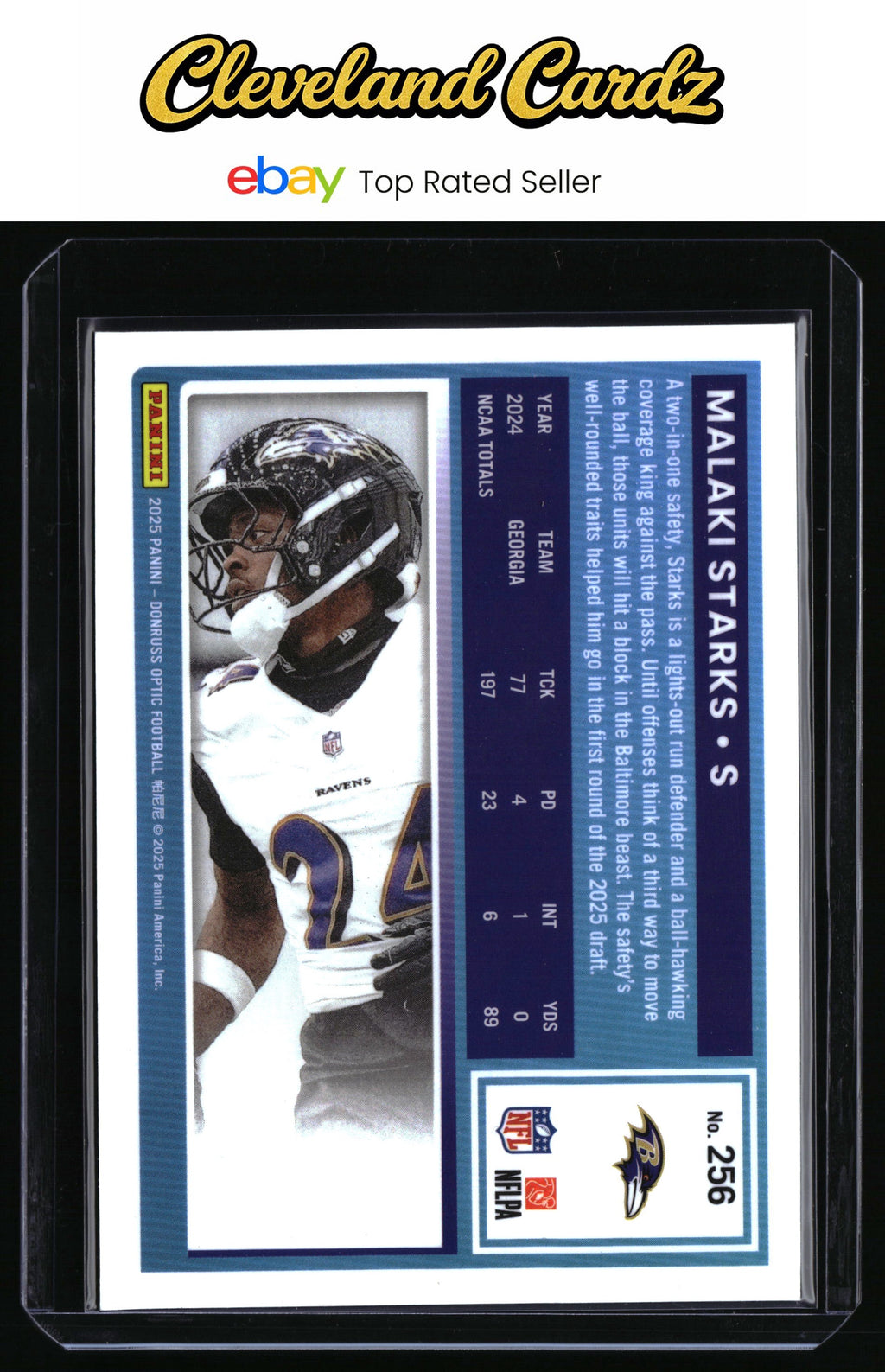 2025 Donruss Optic #256 Malaki Starks