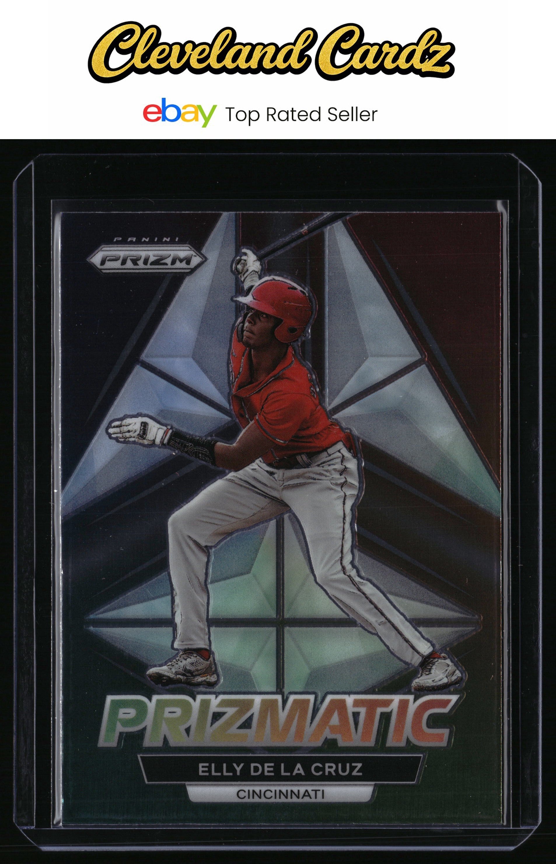 2023 Panini Prizm #P11 Elly De La Cruz Prizmatic