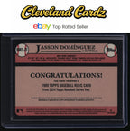 2024 Topps #89R2-JD Jasson Domínguez 1989 35th Anniversary Relics Black #/199