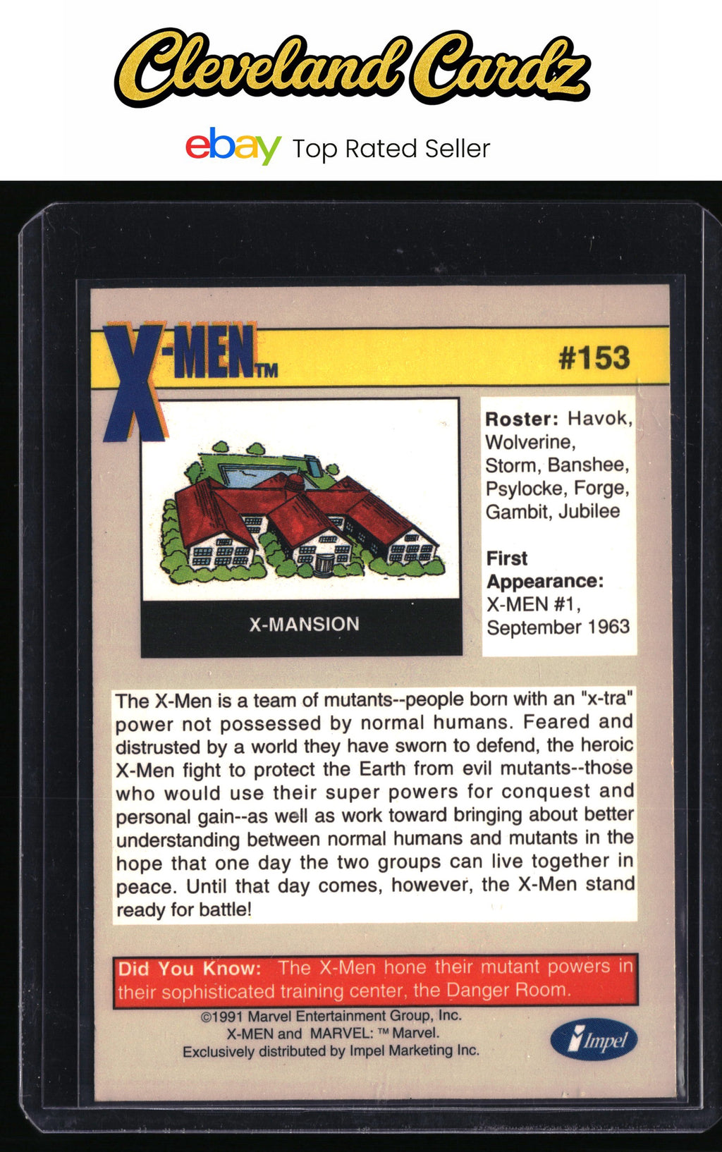 1991 Impel Marvel Universe II #153 X-Men