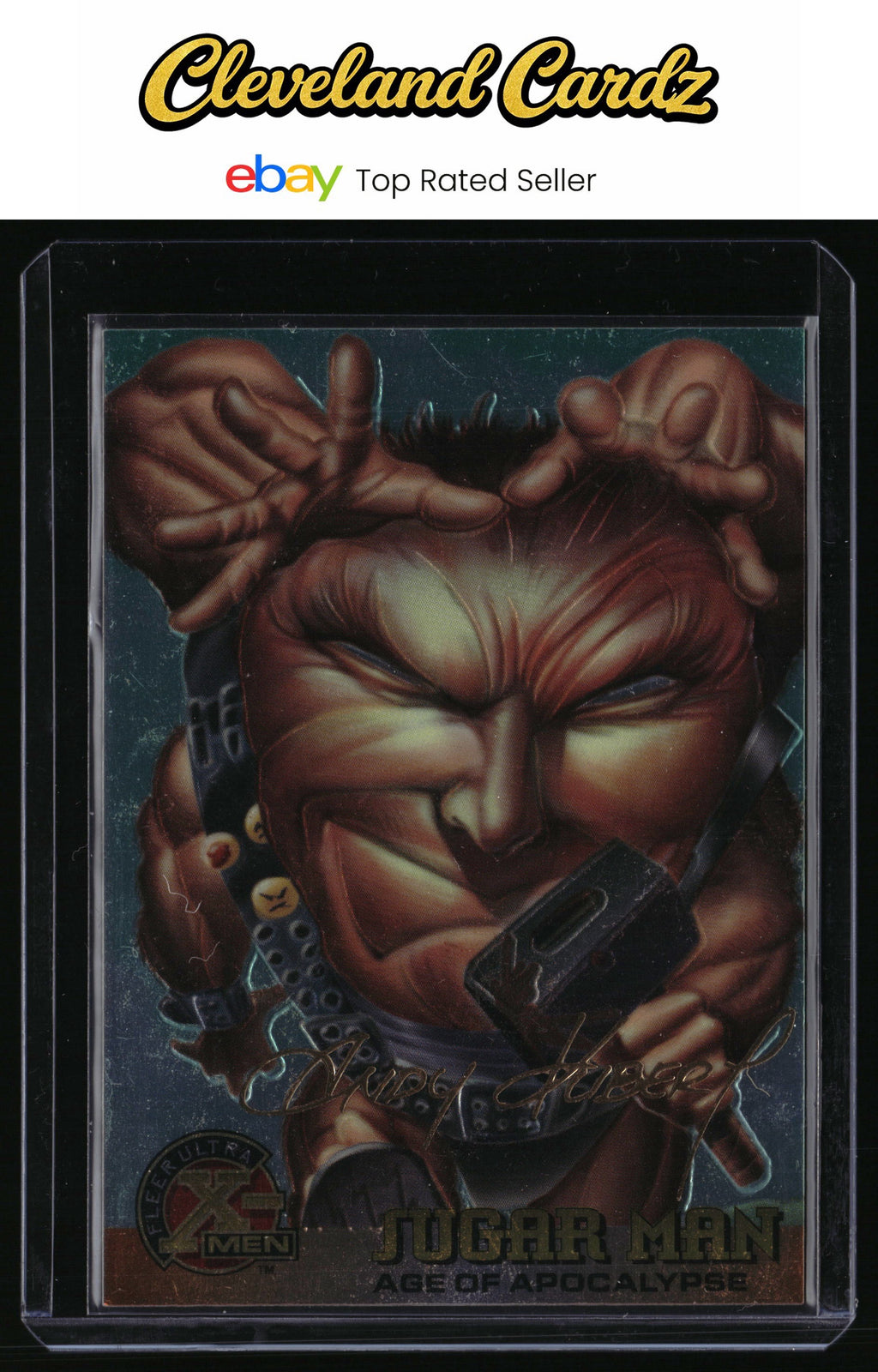 1995 Ultra X-Men Chromium #41 Sugar Man Gold-Signature
