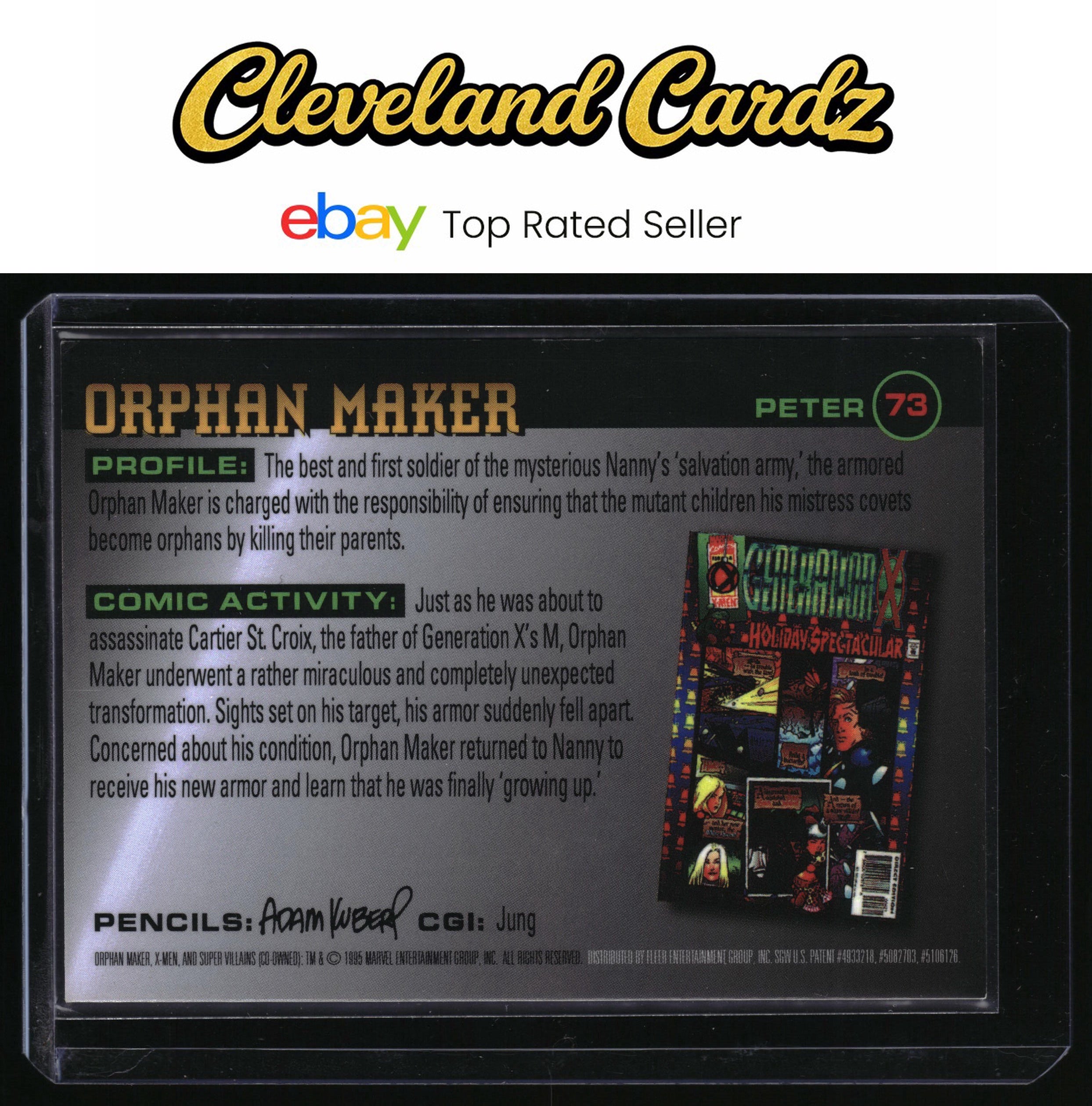 1995 Ultra X-Men Chromium #73 Orphan Maker