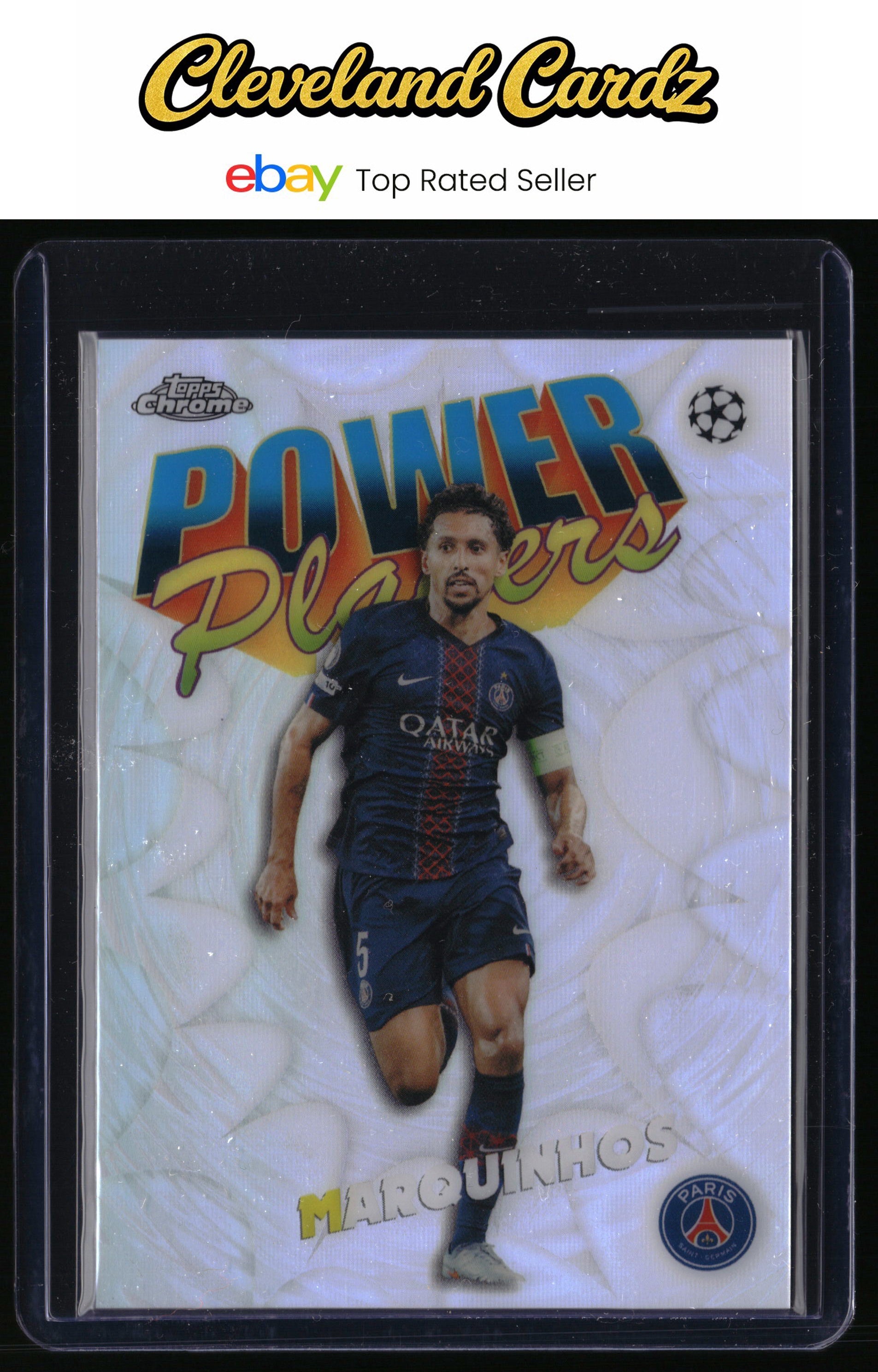 2025-26 Topps Chrome UEFA Club Competitions #PP-28 Marquinhos Power Players