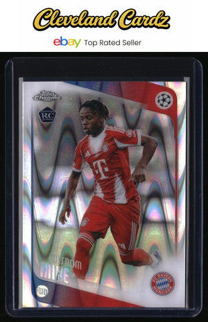 2025-26 Topps Chrome UEFA Club Competitions #88 Wisdom Mike Raywave Refractor