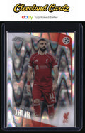 2025-26 Topps Chrome UEFA Club Competitions #136 Mohamed Salah Raywave Refractor
