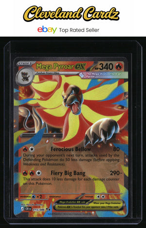 ME04: Chaos Rising #015/086 Mega Pyroar ex
