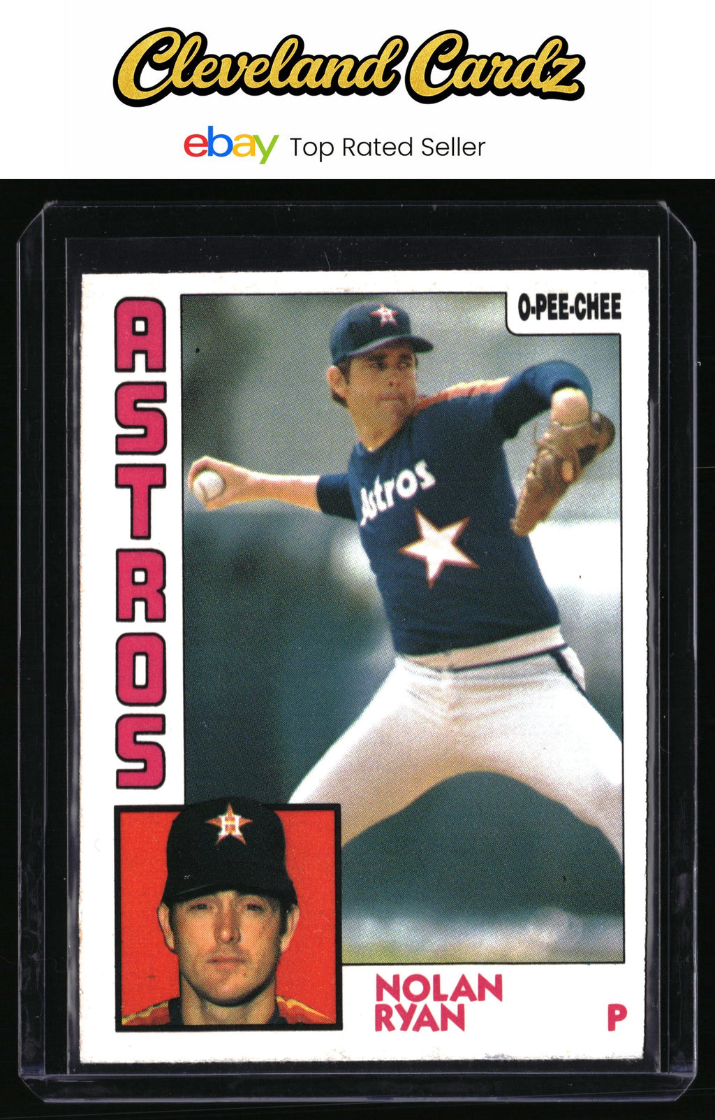 1984 Topps Head-In-Box Proofs #NNO Nolan Ryan
