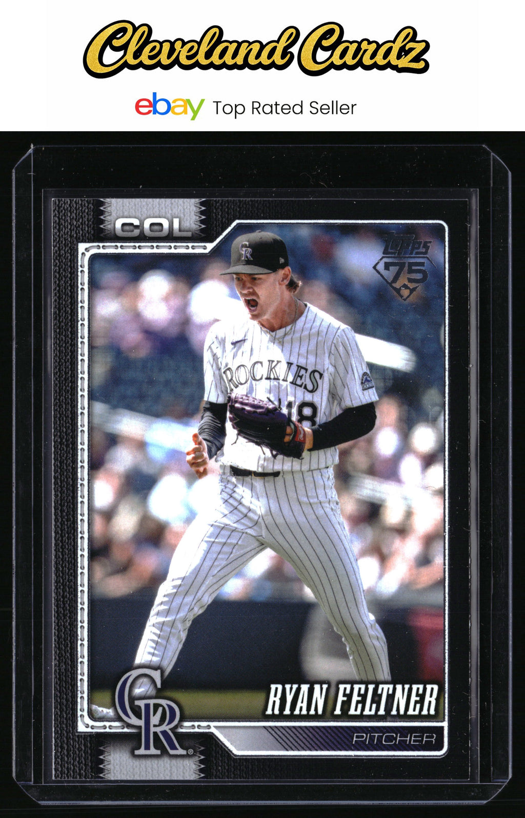 2026 Topps #432 Ryan Feltner Black Border #/75