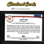 2026 Topps #29 Jonah Tong Flagship Collection Chrome (Series Two)