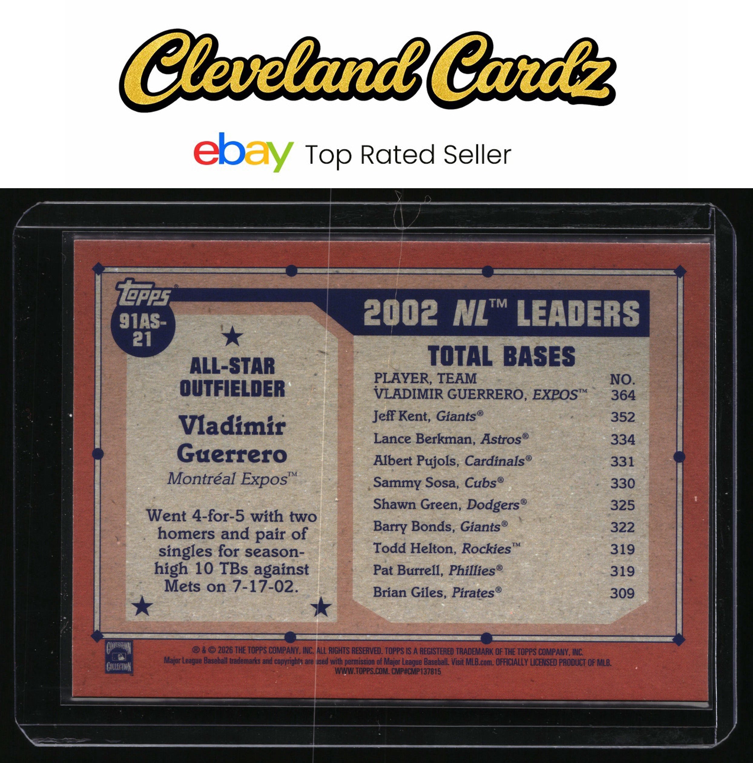 2026 Topps #91AS-21 Vladimir Guerrero 1991 35th Anniversary All-Stars