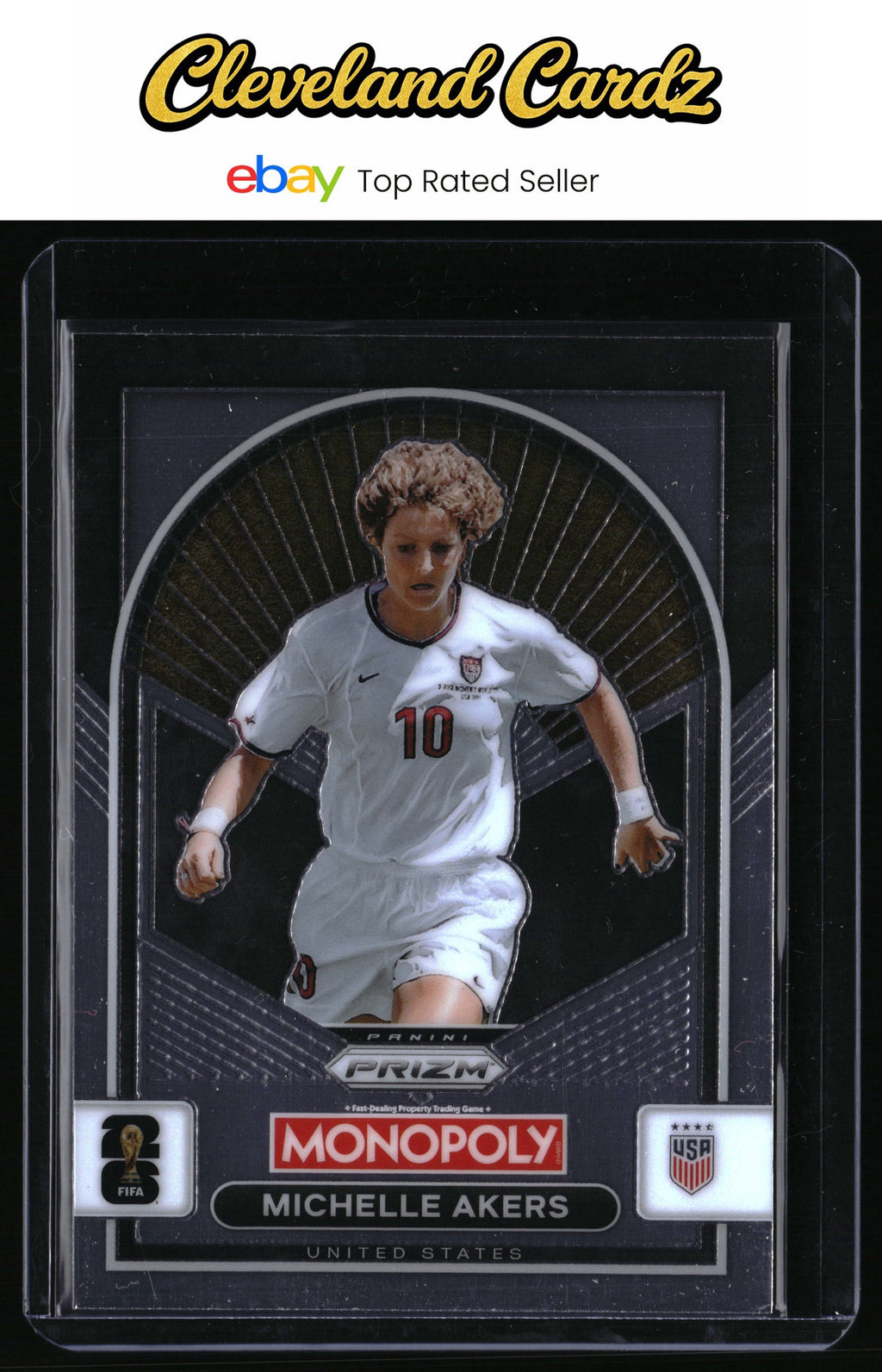 2026 Panini Prizm Monopoly FIFA World Cup #90 Michelle Akers