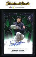 2025 Topps Update #BSAU-LE Logan Evans Baseball Stars Autographs Green #/99