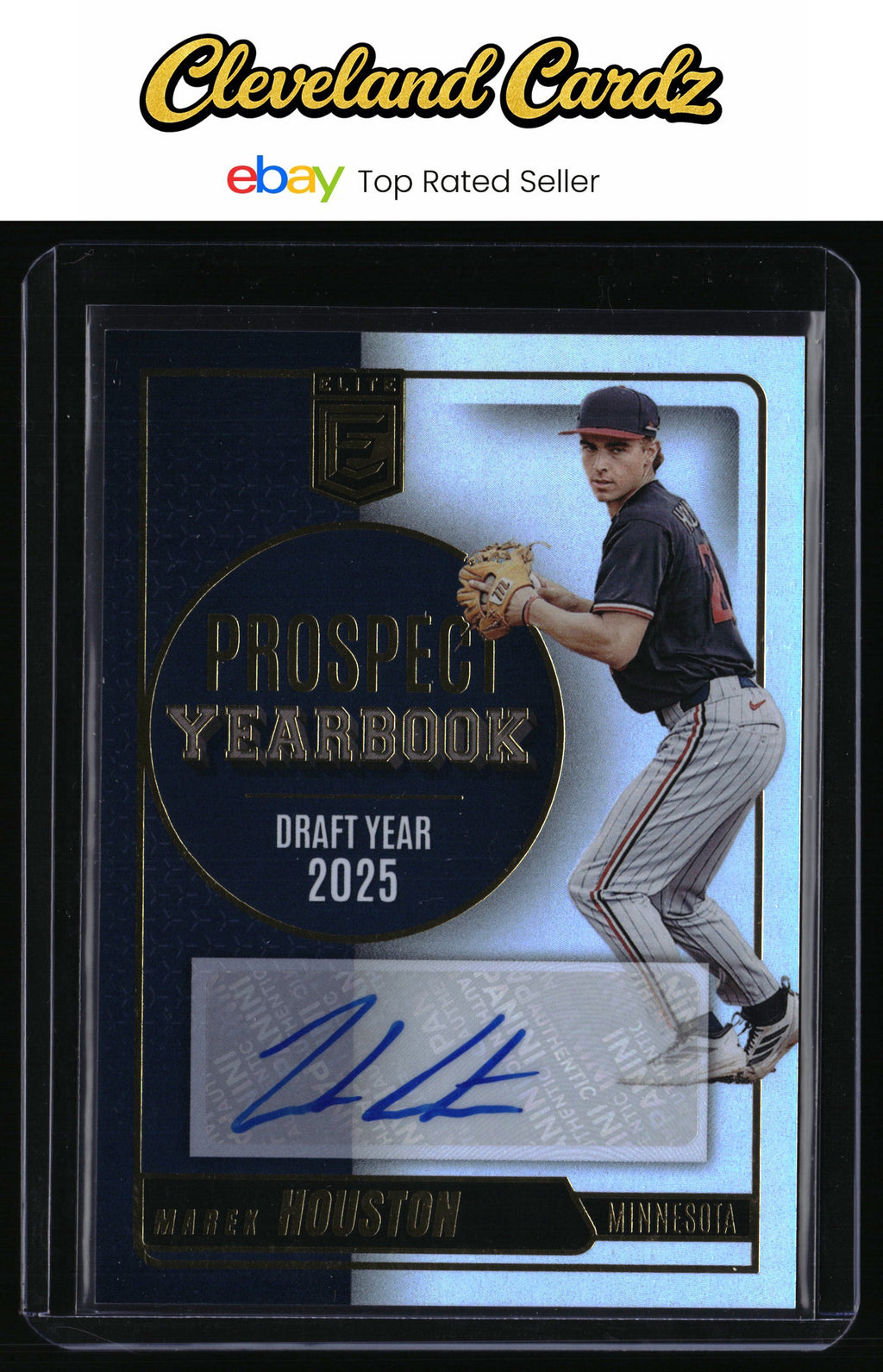 2026 Panini Donruss Elite #PYS-MH Marek Houston Prospect Yearbook Autographs