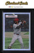 2025 Topps Chrome #55DH-4 Bryce Harper/Mike Schmidt 1955 Topps Doubleheaders