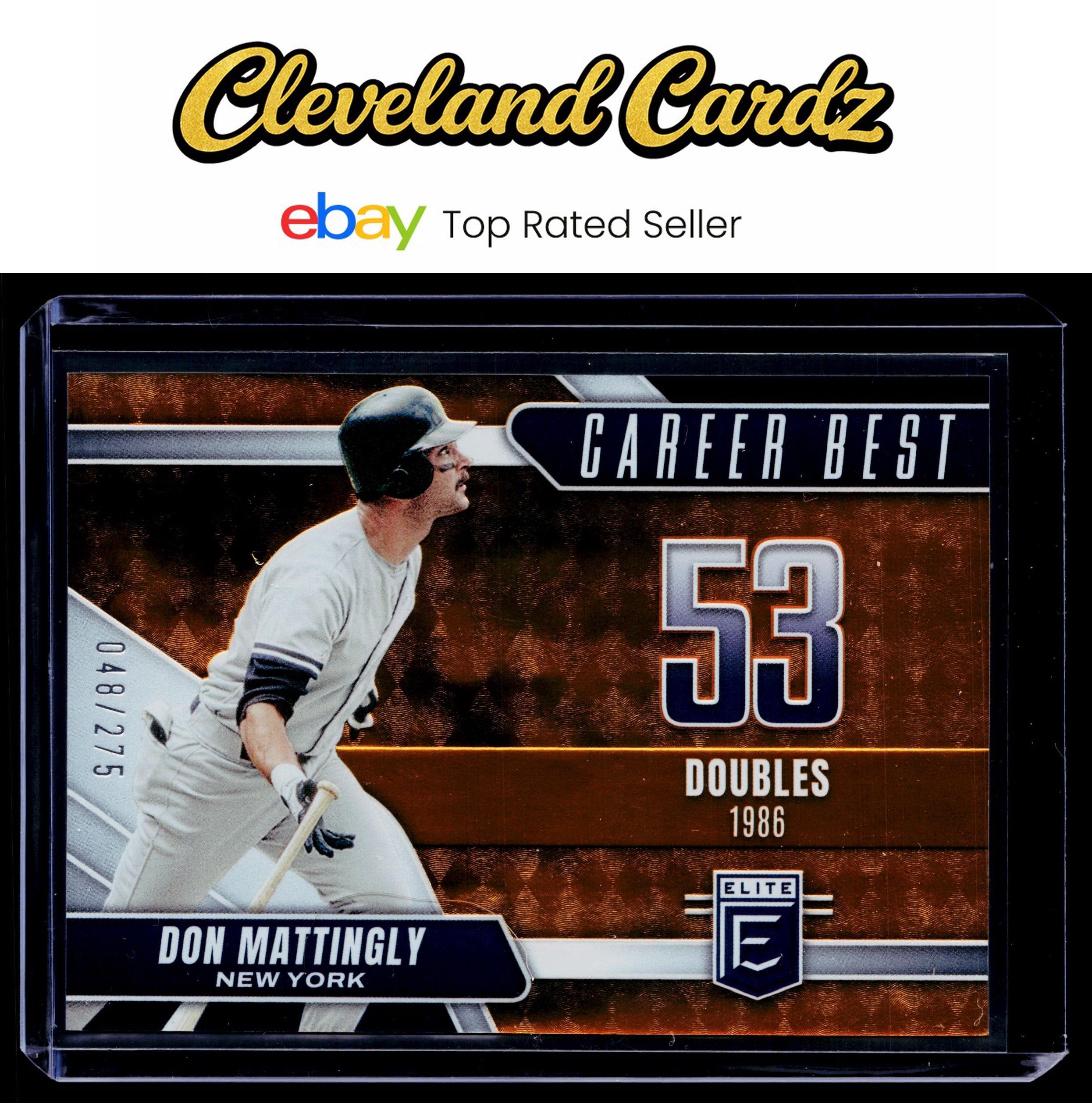 2026 Donruss Elite #7 Don Mattingly Career Best Orange #/275