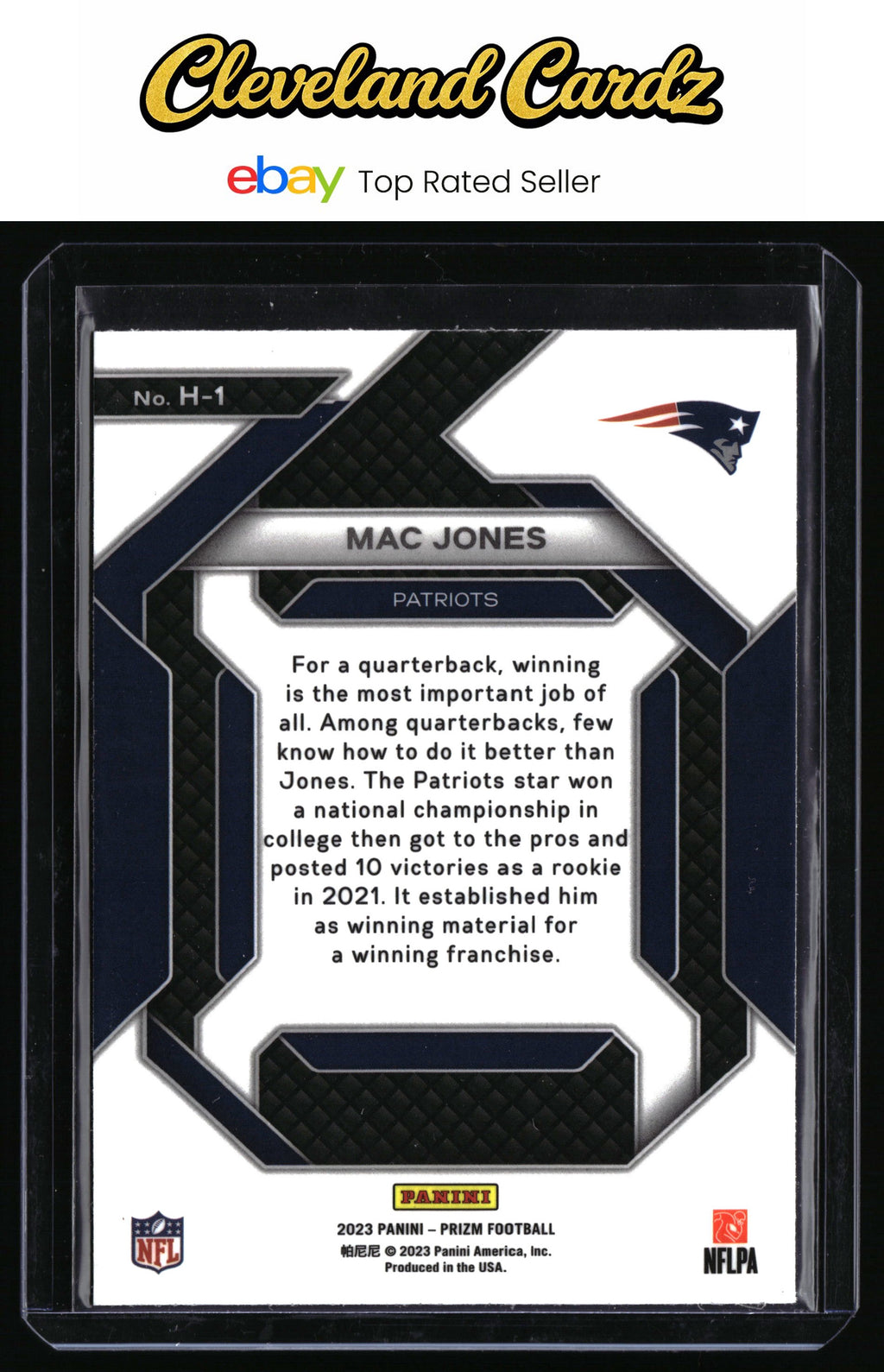 2023 Panini Prizm #H-1 Mac Jones Emergent