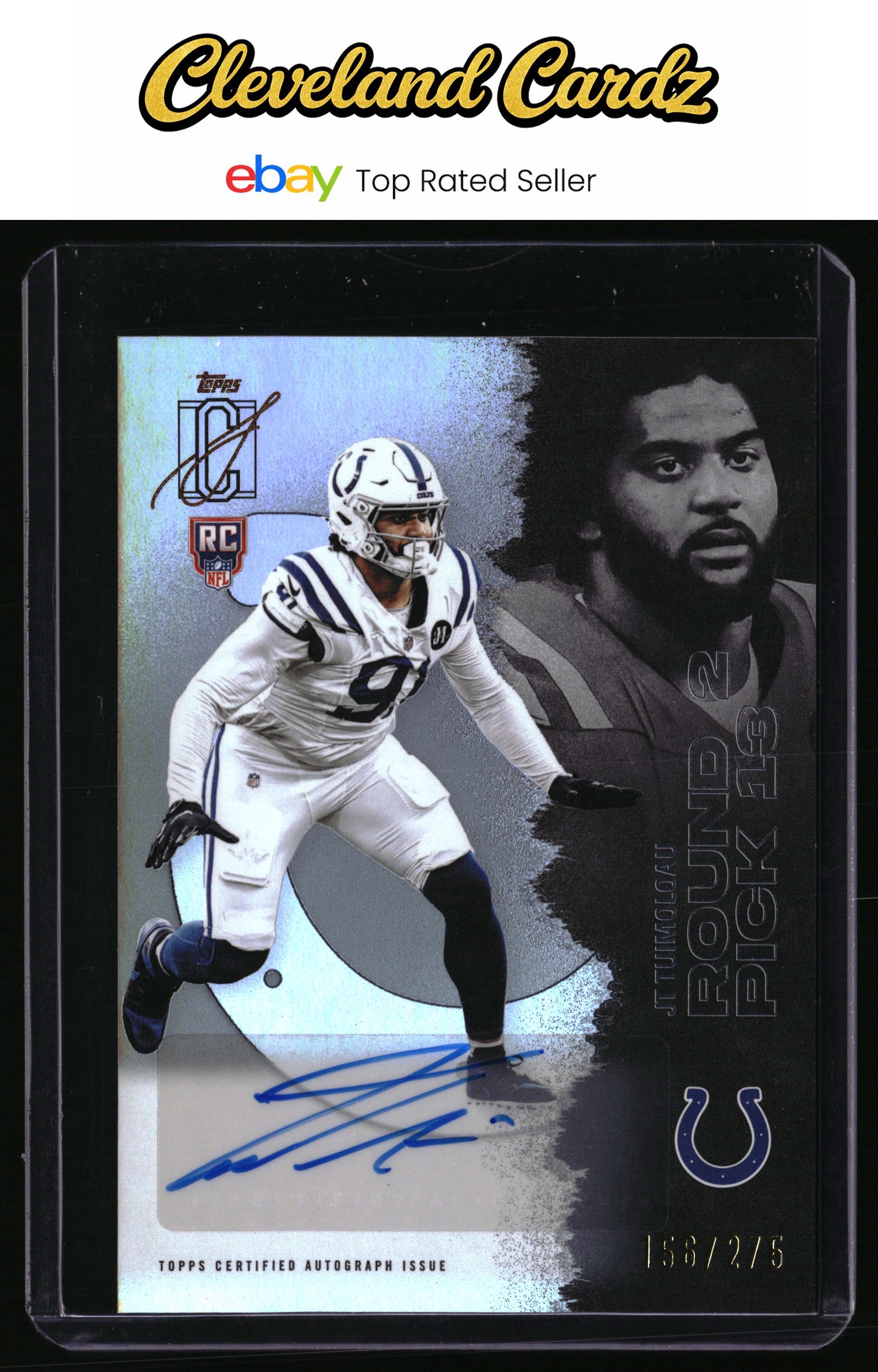 2025 Topps Signature Class #167 JT Tuimoloau Autographs Silver #/275