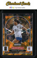 2026 Panini Prizm FIFA World Cup #95 Sophia Wilson Gold Cracked Ice Prizms