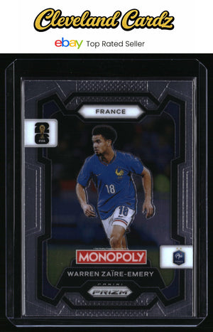 2026 Panini Prizm Monopoly FIFA World Cup #11 Warren Zaïre-Emery