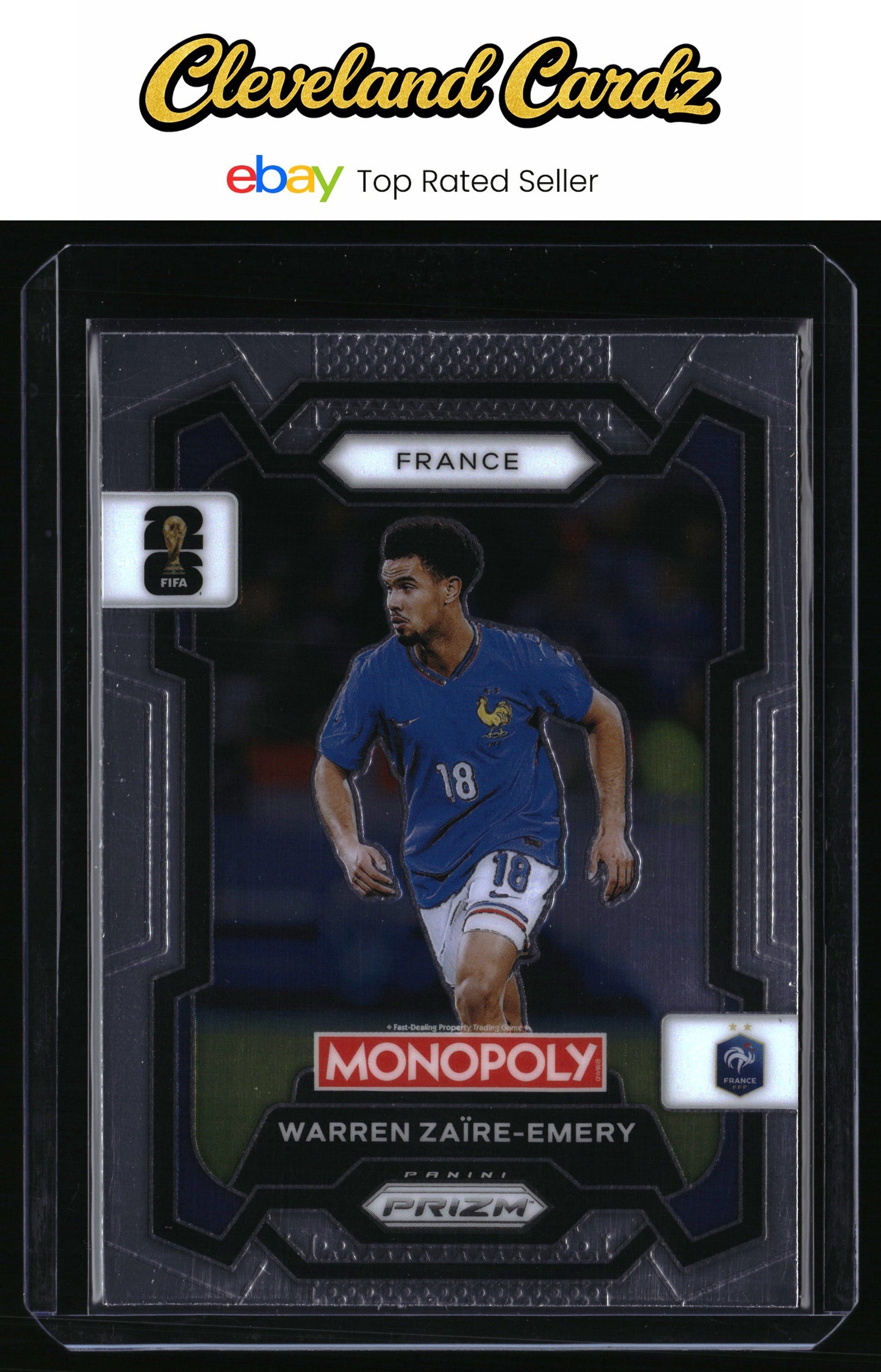2026 Panini Prizm Monopoly FIFA World Cup #11 Warren Zaïre-Emery