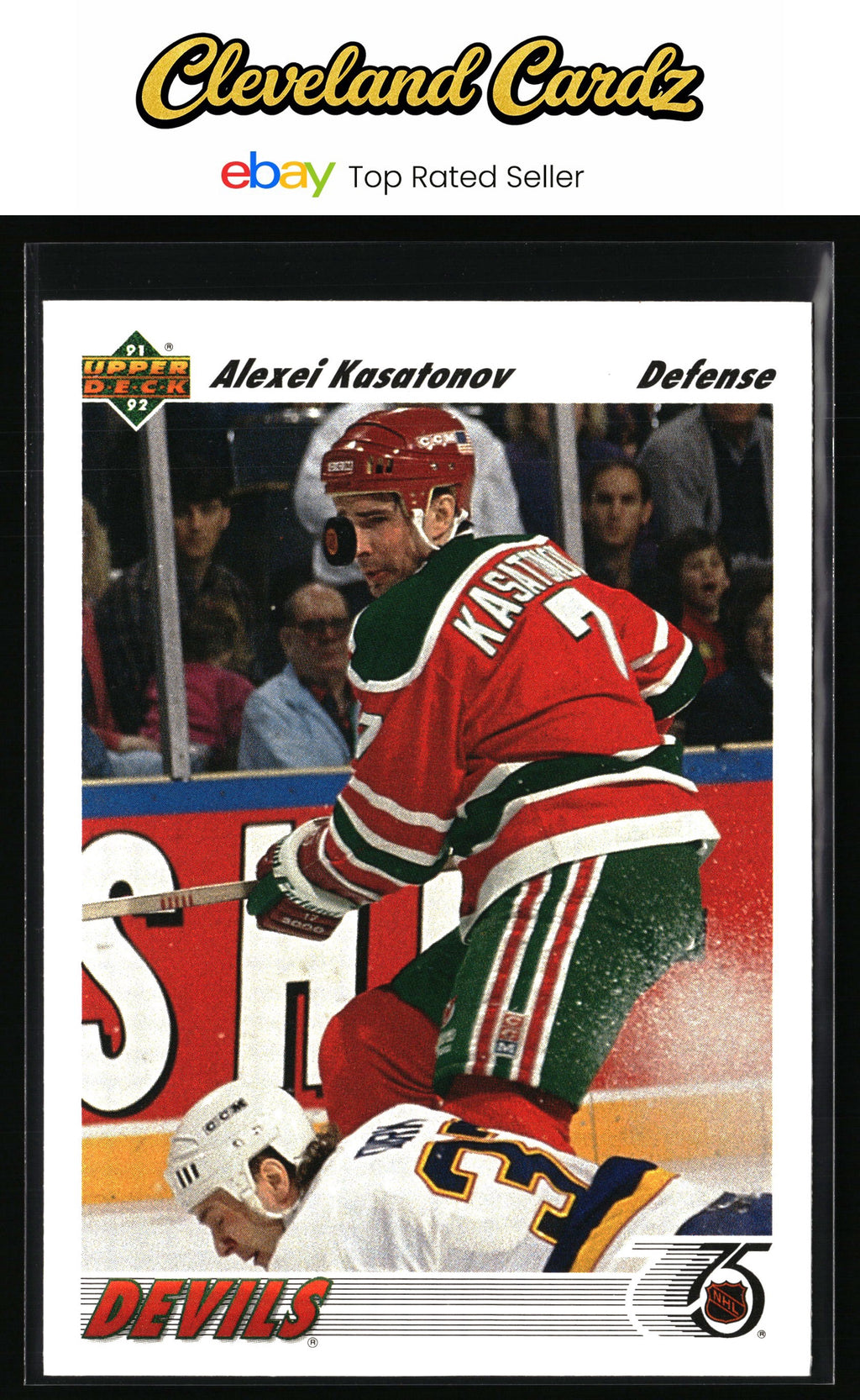 1991-92 Upper Deck French #185 Alexei Kasatonov