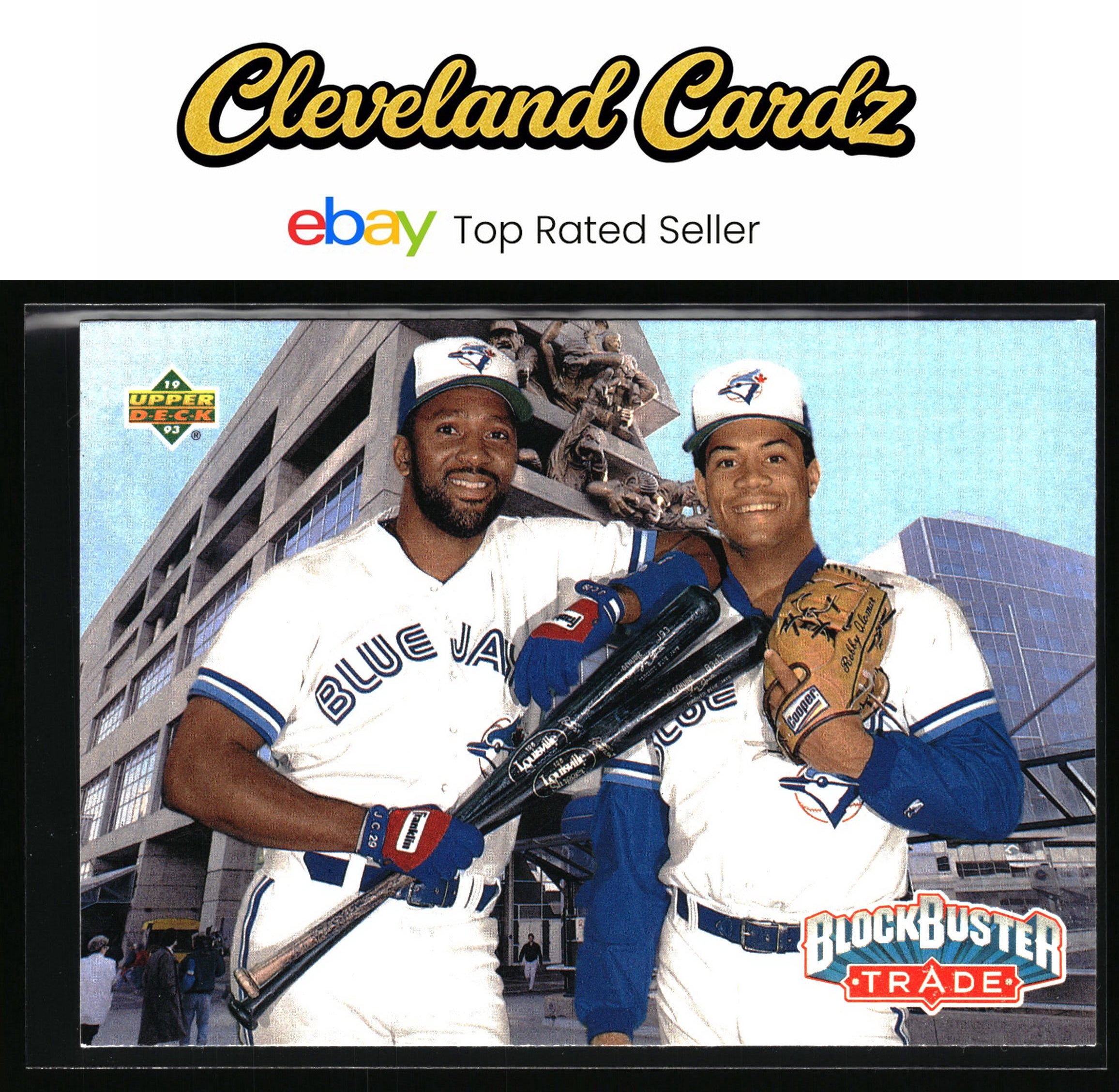 1993 Upper Deck #42 BlockBuster Trade (Roberto Alomar / Joe Carter)